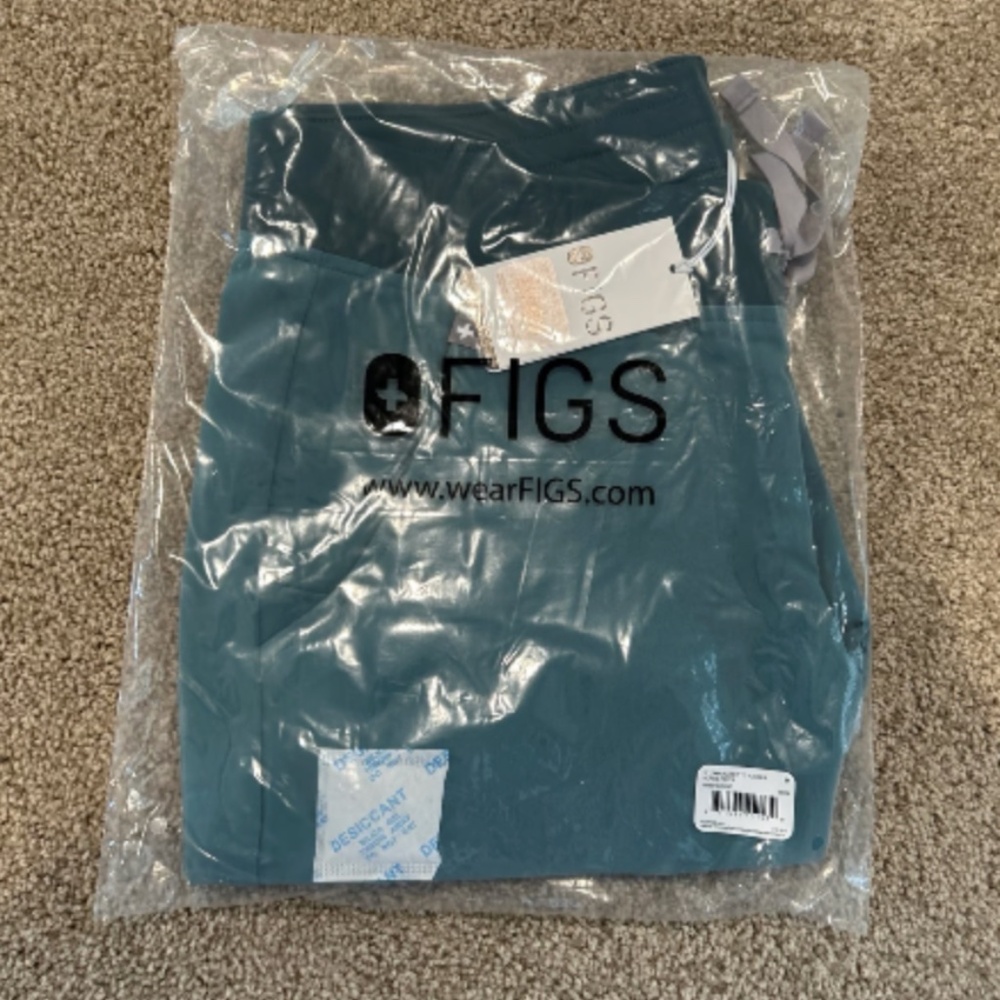 Figs Scrub Pants,  Hydrogreen, M/Petite